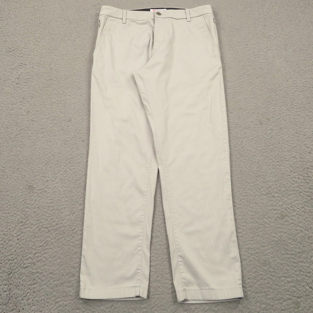 Birddogs Men 30x28 Stretch Khakis Grey Linerless Performance Chino Pants - Picture 4 of 13